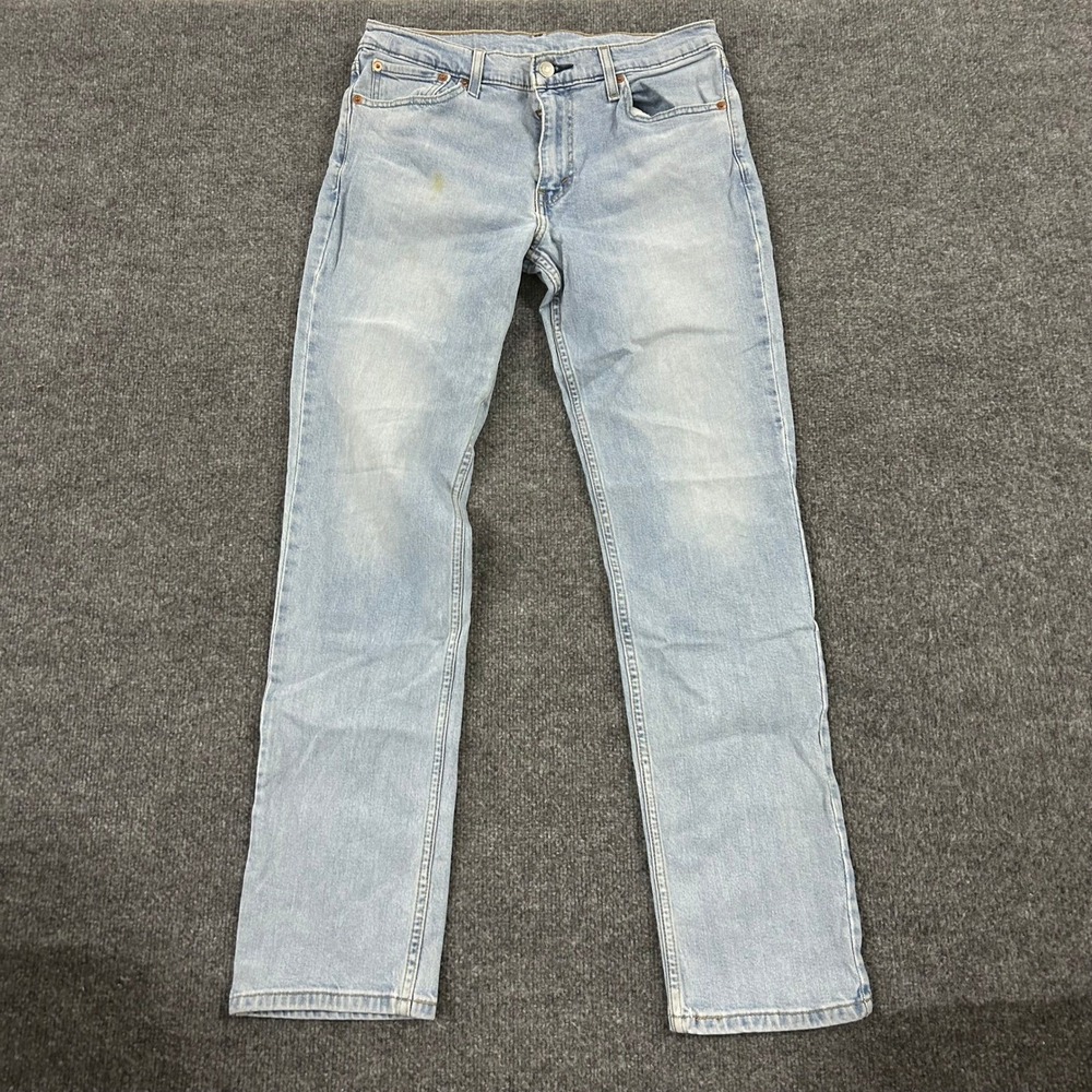 Levi's Jeans Mens Size 32x32 Light Wash 511 Slim Fit Stretch Denim Blue Pant